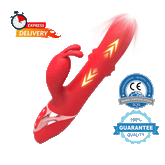 YU - Rabbit Beaded Clitoral Stimulator Anal Thrusting Dildo G-Spot Vibrator